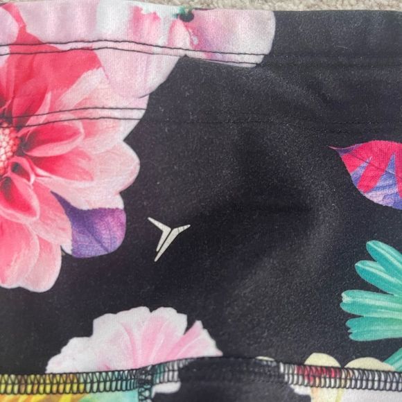 Old navy active floral stripe pants size S - Picture 9 of 11